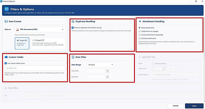 Apply the advanced filters as per your requirements