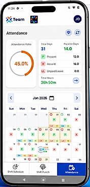 Mobile Attendance Management Software