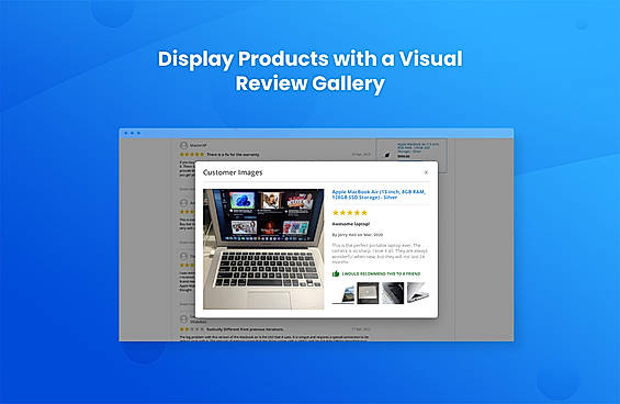 Display Products with a Visual Review Gallery