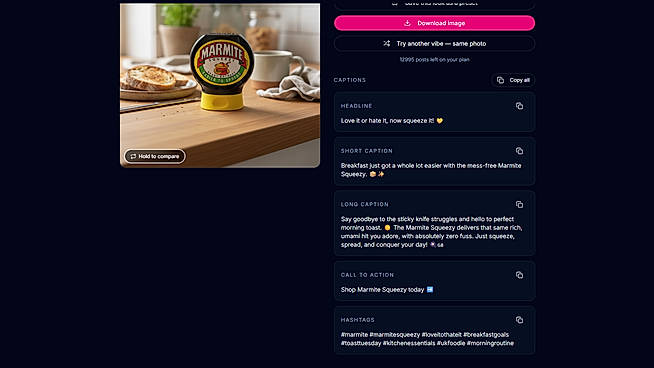 The caption bundle that comes with every post