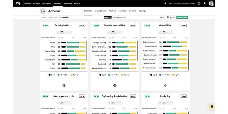 Organisation skills overview