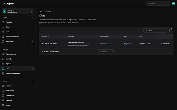 Video calls booked by the voice assistant