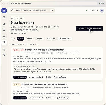 StorywithAI UI Next Steps