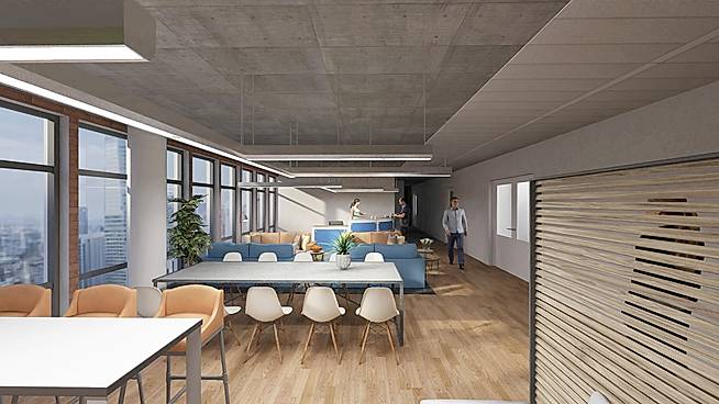 Coworking office layout