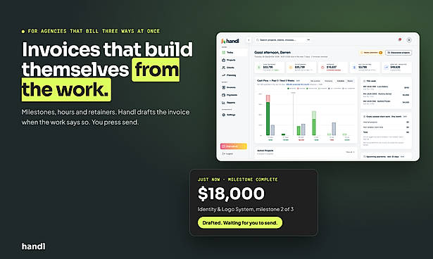 Invoices that build themselves from the work