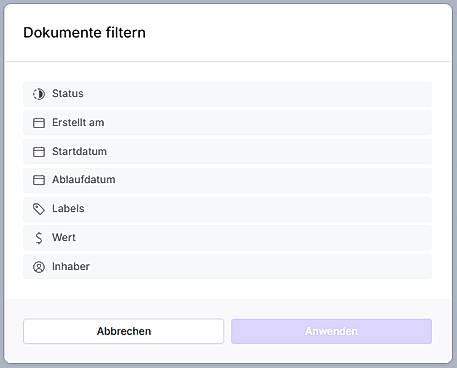 Document Filters