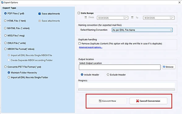 Click convert