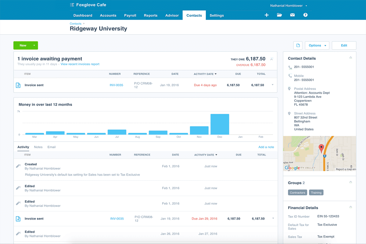 xero accounting software in